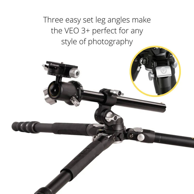 Vanguard Veo 3T+ 264AB Aluminium Travel Tripod With BH-160S Ball Head-2